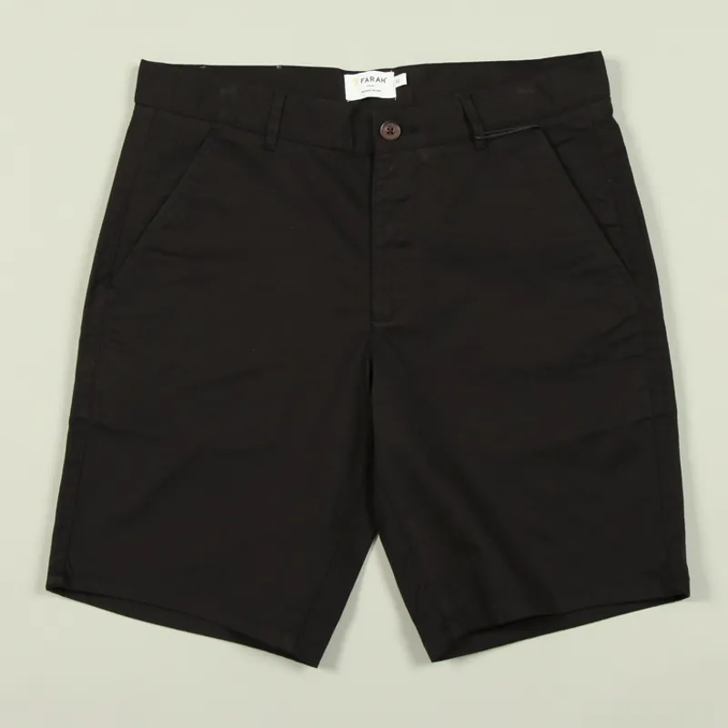 Farah Hawk Chino Short - Black
